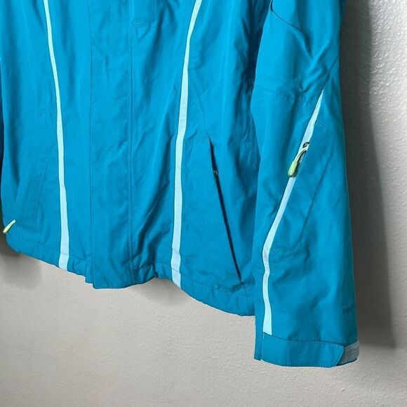 The North Face Jacket Women's SP Blue Full Zip Hooded Pockets HyVent Outdoors - Picture 3 of 15